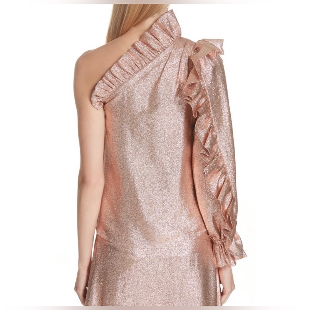 Ulla Johnson One Shoulder Ruffle Top - Picture 4 of 11